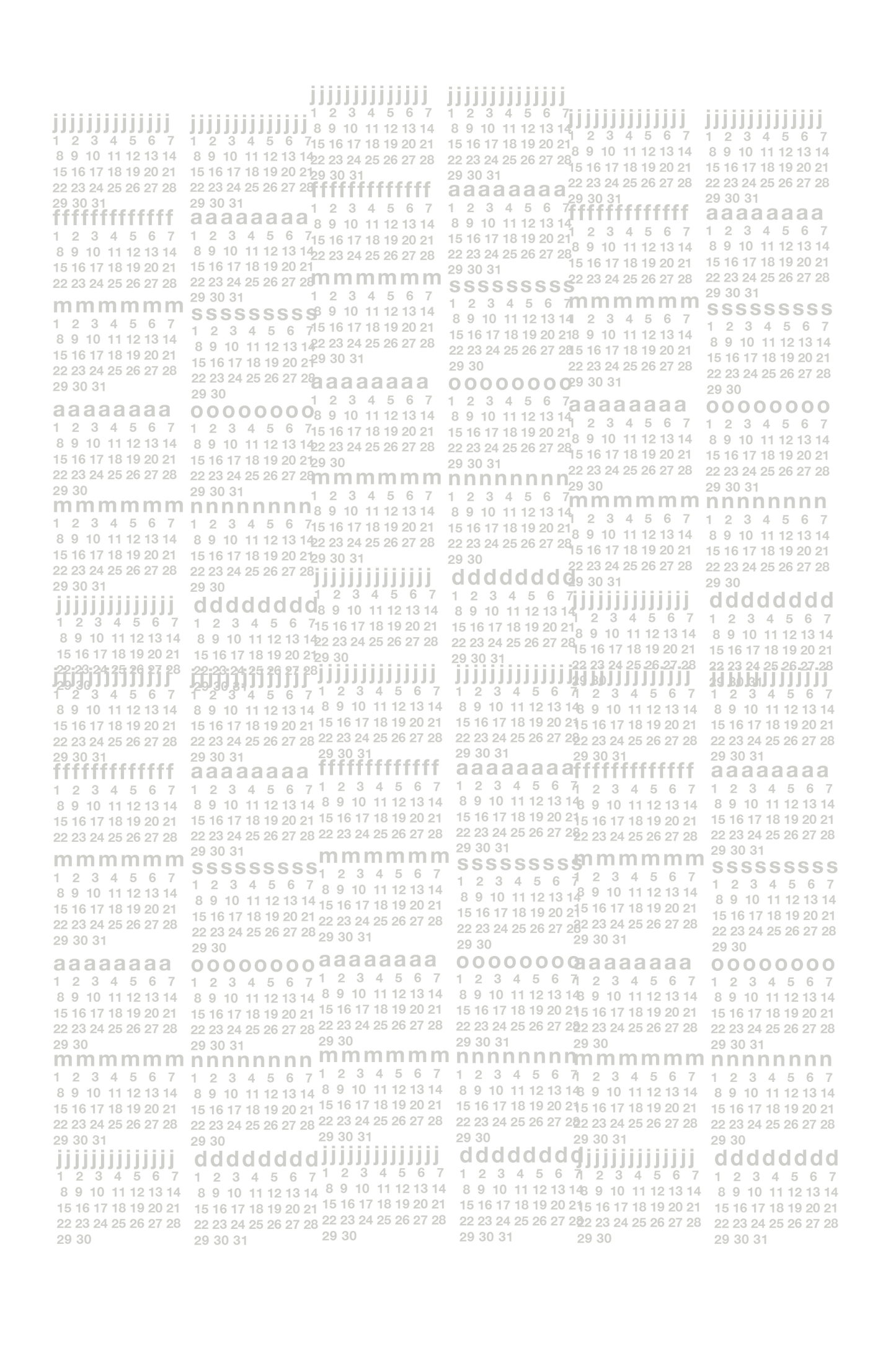 sss calendar. 2025.